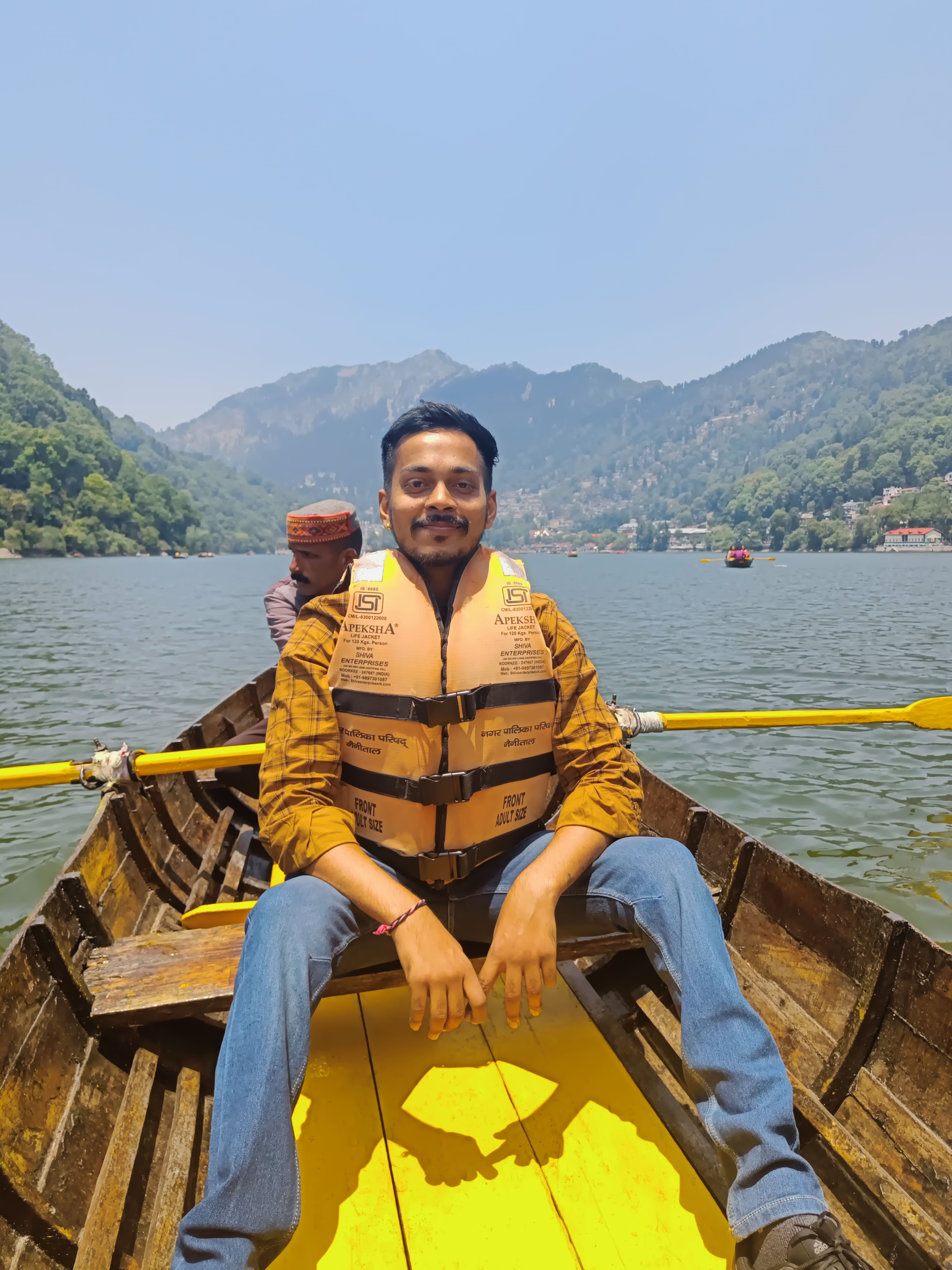 Boating in Naini Lake