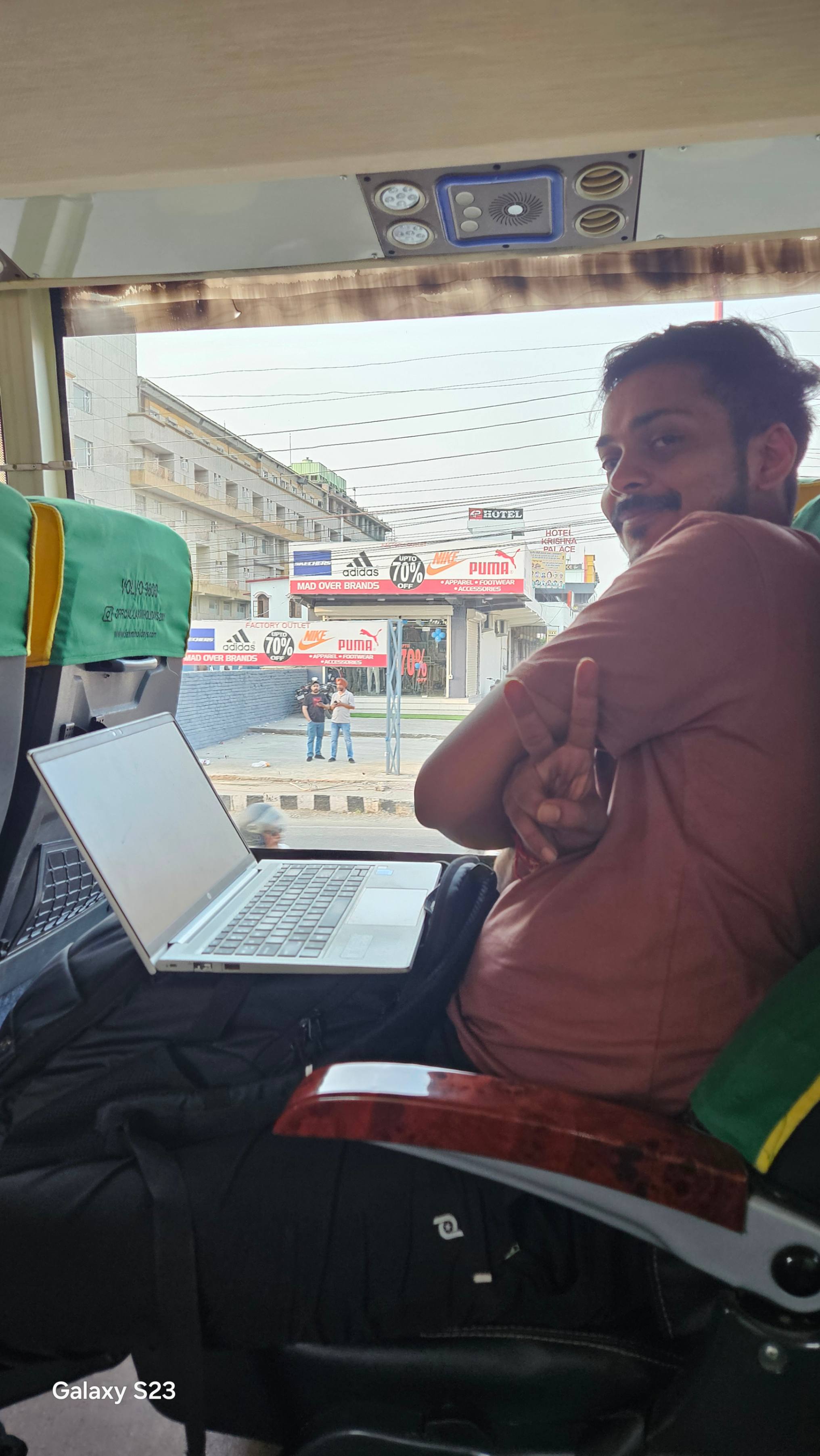 Volvo bus to Dharamshala