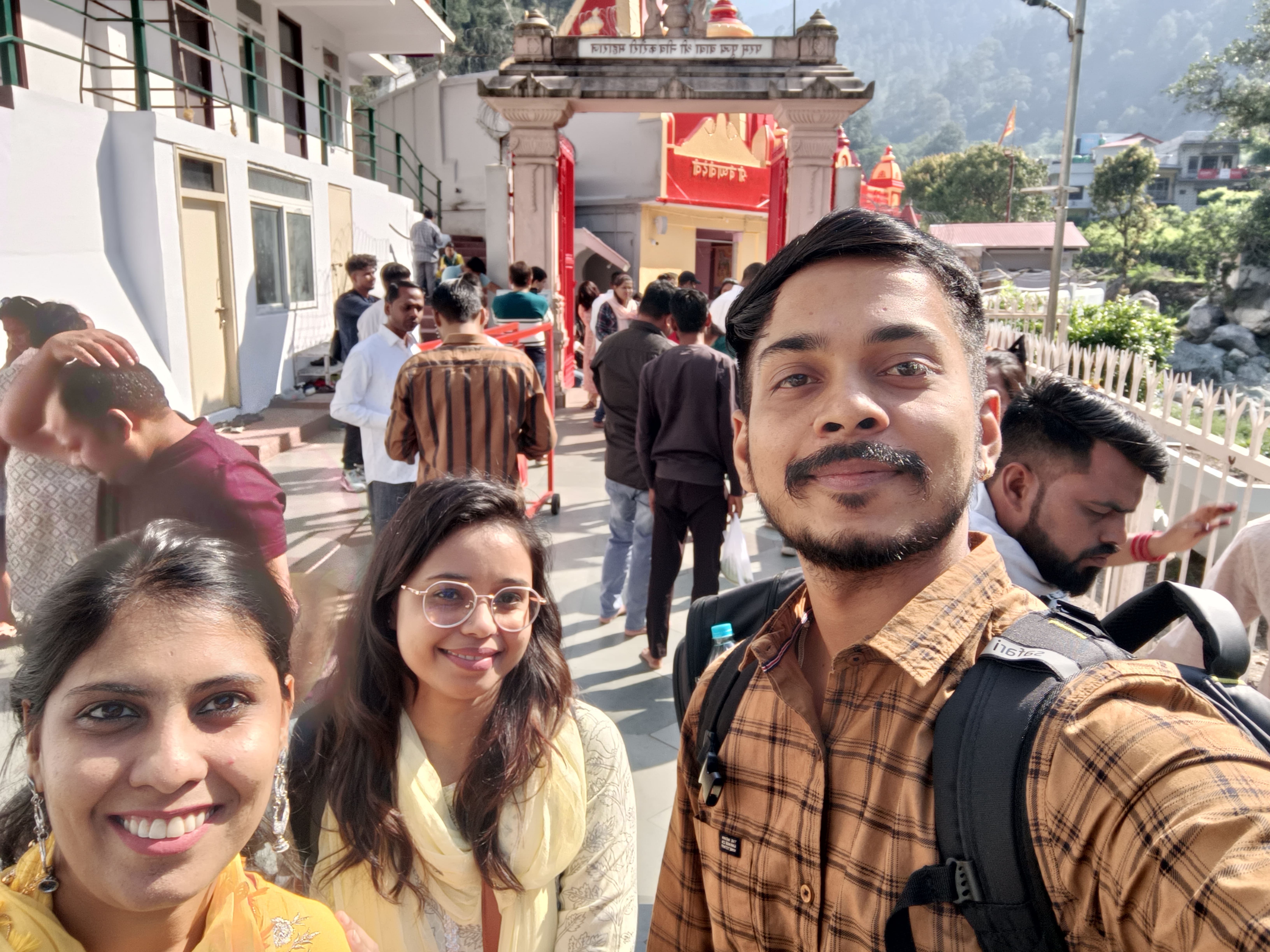 Friends at Kainchi Dham